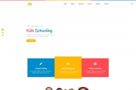婴幼儿早教儿童培训机构网站模板